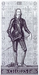 König Karl I., gezeichnet von J.L. Williams und graviert von A. Bourne